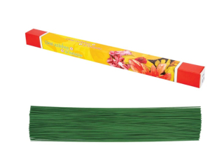 Druty florystyczne DA-1664 zielone, rozm. 1, 2mm, dł. ok.40cm, pud. 1kg (ok. 287 szt.)