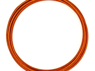 Drucik aluminiowy DA-3609 karbowany miedziany  2mm x 2m