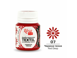 ROSA TALENT FARBA DO TKANIN RED DEEP 7 20 ML