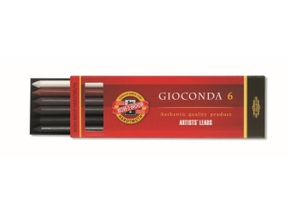 Wkad grafitowy KOH-I-NOOR Gioconda 5,6mm 6szt. (4865/4B, 8673/1, 4378, 4377, 4373