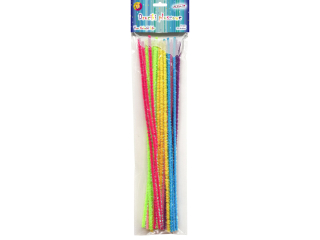 Druty pluszowe DP-6488 mix kolorw opalizujcych , op.20szt