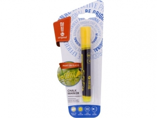 MARKER KREDOWY MEMOBE, OKR�G�A KO�C�WKA, KOLOR �ӣTY NEON, OP. BLISTER [opakowanie=12szt]