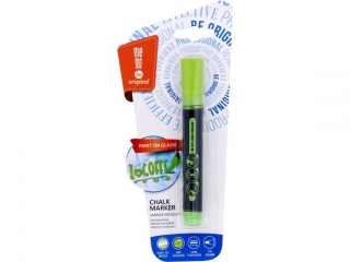 MARKER KREDOWY MEMOBE, OKR�G�A KO�C�WKA, KOLOR ZIELONY NEON, OP. BLISTER [opakowanie=12szt]