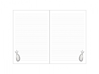 Notes holograficzny A5 w twardej oprawie 96 kartek, papier 80g