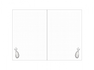 Notes holograficzny A5 w twardej oprawie 96 kartek, papier 80g