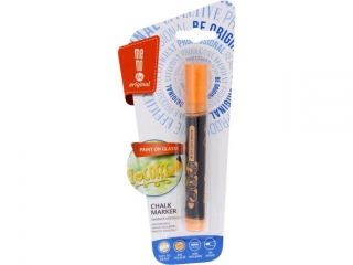MARKER KREDOWY MEMOBE, OKR�G�A KO�C�WKA, KOLOR POMARA�CZOWY NEON, OP. BLISTER [opakowanie=12szt]