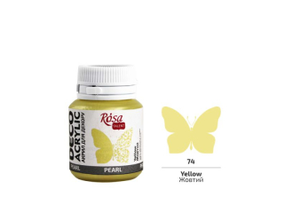 ROSA TALENT FARBA AKRYLOWA PERŁOWA YELLOW 74 20 ML [opakowanie=1szt]