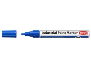 Marker olejowy przemyslowy, fibrowa kocwka 2, 3mm, zawiera Xylen niebieski Pudeko [opakowanie=12szt]