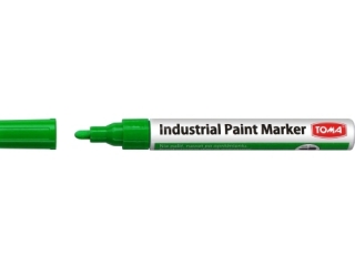 Marker olejowy przemyslowy, fibrowa kocwka 2, 3mm, zawiera Xylen zielony Pudeko [opakowanie=12szt]