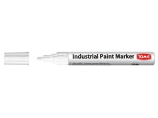 Marker olejowy przemyslowy, fibrowa kocwka 2, 3mm, zawiera Xylen biay Pudeko [opakowanie=12szt]