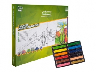 KREDKI CRICCO TRJKTNE 12X12-KOL. OP. KARTONOWE, ZESTAW SZKOLNY