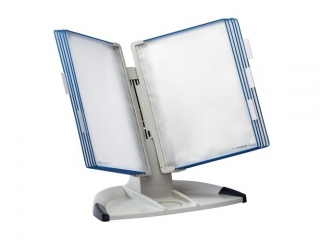 ELEMENT DO ROZBUDOWY BIURKOWEGO SYSTEMU PREZENTACYJNEGO TARIFOLD A4 Z 10 PANELAMI NIEBIESKIMI