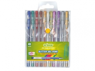 Dugopisy elowe brokatowe CRICCO 10 kolorw