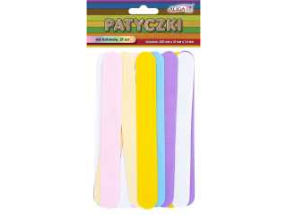 Patyczki PK-3545 mix kolorw, op. 25szt., rozm. 200x25x1, 6mm