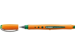 Pi�ro kulkowe STABILO worker+ zielony 2018/36 [opakowanie=10szt]