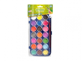 FARBY AKWARELOWE CRICCO 21 KOLORW KASETA