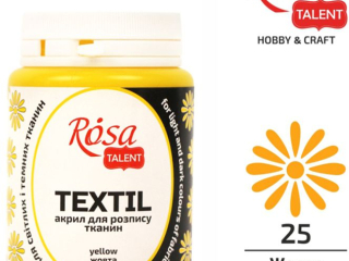 ROSA TALENT FARBA DO TKANIN YELLOW 25 80 ML