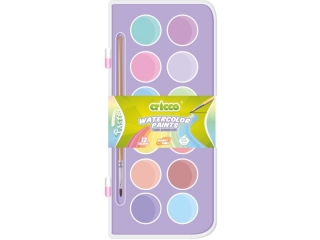 FARBY AKWARELOWE PASTELOWE CRICCO 12-KOL. PALETKA