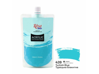ROSA STUDIO FARBA  AKRYLOWA TURKISH BLUE 439 200 ML