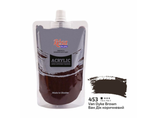 ROSA STUDIO FARBA  AKRYLOWA  VAN DYKE BROWN 453 200 ML