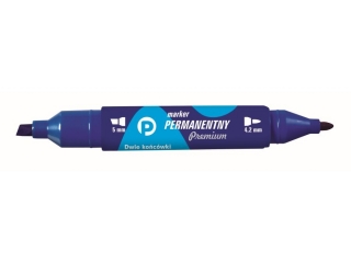 Marker permanentny TETIS Premium 2 kocwki - niebieski