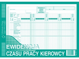 Druk-ECPK Ewidencja czasu pracy kierowcy