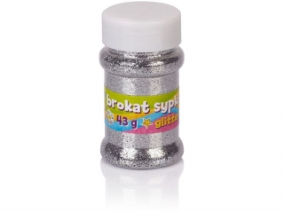 Brokat 43g - zoty+srebrny ( 2szt)