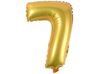 Balony foliowe cyferki BC-34/7/Z 34" zote, 86 cm