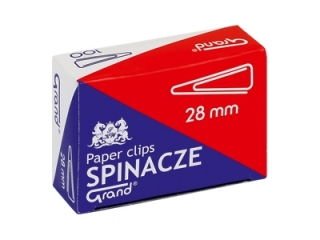 Spinacz GRAND trjktny 28mm 100szt. a'10