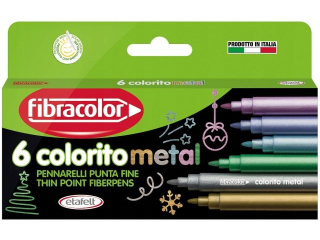 Pisaki METAL MAX 3 mm x6 kolor�w Metaliczne