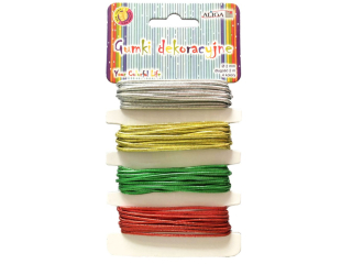 Gumki dekoracyjne GUM-6434 2mm x 2m sr, z, zi, cz