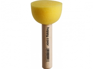 P�dzel g�bkowy okr�g�y, 40mm, Happy Color [opakowanie=12szt]