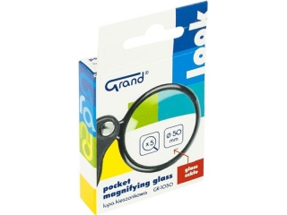 Lupa szklana GRAND - szko powikszajce 50 mm GR-1050 kieszonkowa (sz)