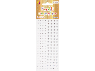 Dety JET-3041 krysztaki samoprzylepne, bezbarwne 2-3mm.