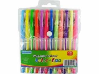 Dugopisy elowe kolor + fluo 12 kol. 0106