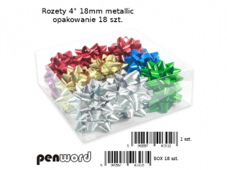 ROZETY 4" 18mm METALIC a18