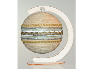 Stojak drewniany SD-8615, ksiyc szer.13 cm, wys.17, 5 cm PROM