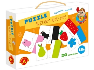 Puzzle ALEXANDER Swka Mdra Gwka - Wzory kolory