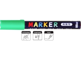 Marker akrylowy 1-2 mm, zielony neon, MG