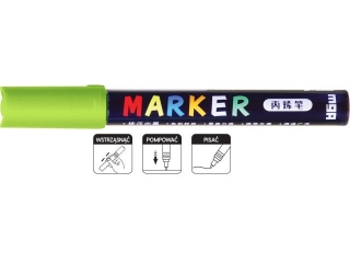Marker akrylowy 1-2 mm, zielony ztawy, MG