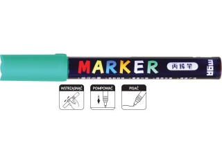 Marker akrylowy 1-2 mm, zielony niebieskawy, MG