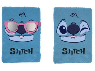 PAMIĘTNIK PLUSZOWY Z MAGNETYCZNYM ZAPIĘCIEM STITCH DS24GW-3678