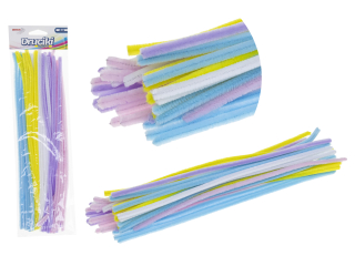 Druciki kreatywne  dugo : 30  cm  ilo : 40 szt kolor: pastelowy 2