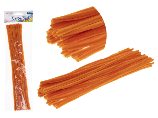 Druciki kreatywne  dugo : 30  cm  ilo : 40 szt kolor: pomaraczowy
