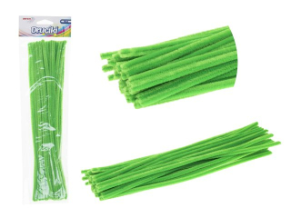 Druciki kreatywne  dugo : 30  cm  ilo : 40 szt kolor: zielony trawiasty