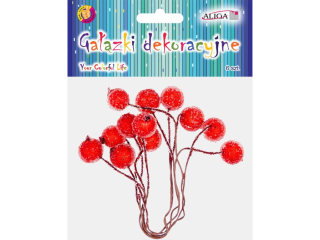 Gałązki dekoracyjne DPG-5197 dł. 12cm, op. 6szt.