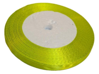 Wstka satynowa  rozmiar: 6 mm x 32 m kolor: pistacjowy