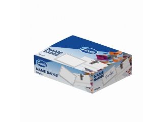 Identyfikator z klipem FR91632 [opakowanie=50szt]