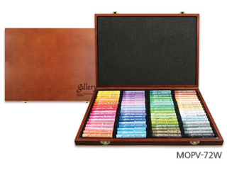 MUNGYO GALLERY ARTISTS PASTELE OLEJNE MI�KKIE MOPV-72W KOMPLET 72 SZT.W OP. DREWNIANYM