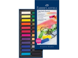 CREATIVE STUDIO MINI PASTELE SUCHE 24 SZT. OPAKOWANIE KARTON FABER-CASTELL